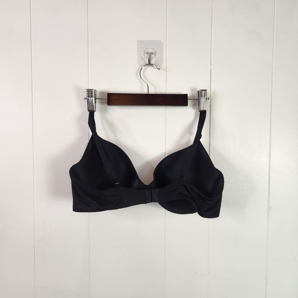 Calvin Klein Black Underwire Plunge T-Shirt Bra 3232200 Size 36B Lingerie - Picture 4 of 7